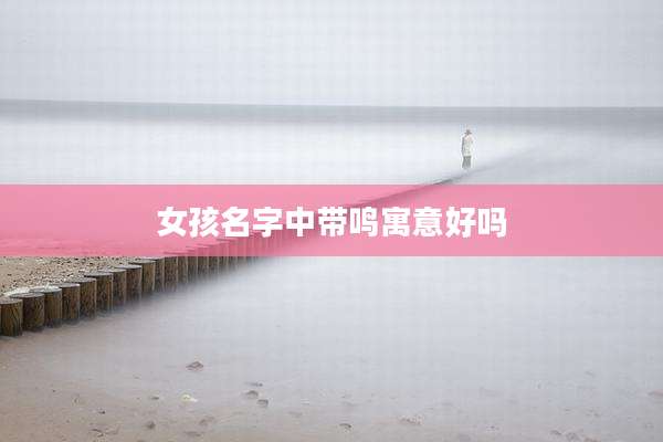 女孩名字中带鸣寓意好吗