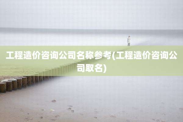 工程造价咨询公司名称参考(工程造价咨询公司取名)