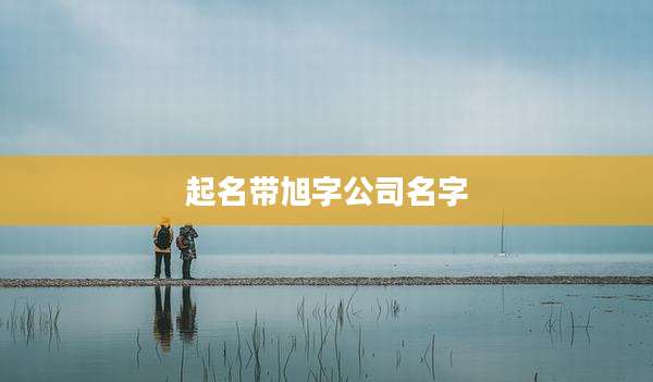 起名带旭字公司名字