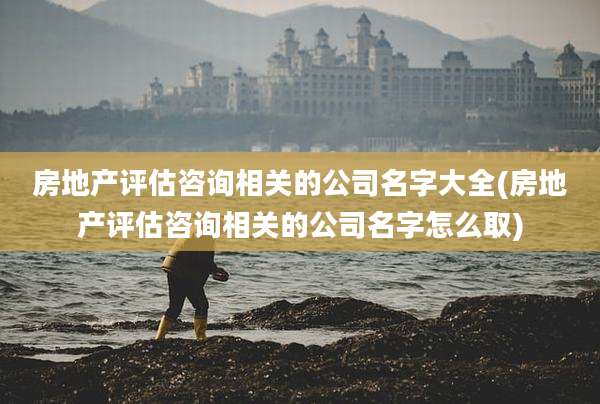 房地产评估咨询相关的公司名字大全(房地产评估咨询相关的公司名字怎么取)