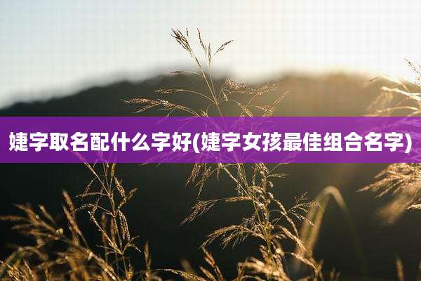 婕字取名配什么字好(婕字女孩最佳组合名字)