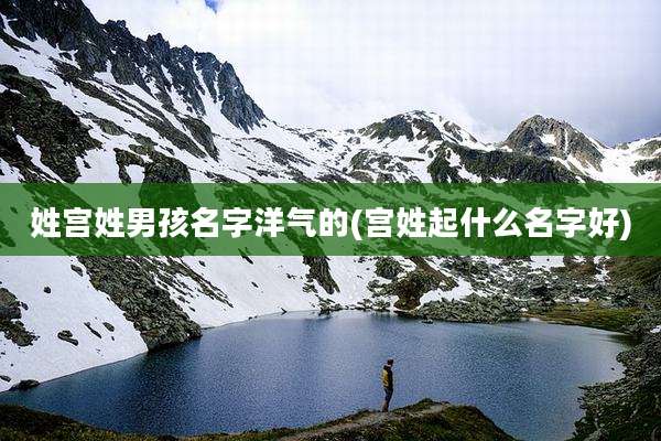 姓宫姓男孩名字洋气的(宫姓起什么名字好)