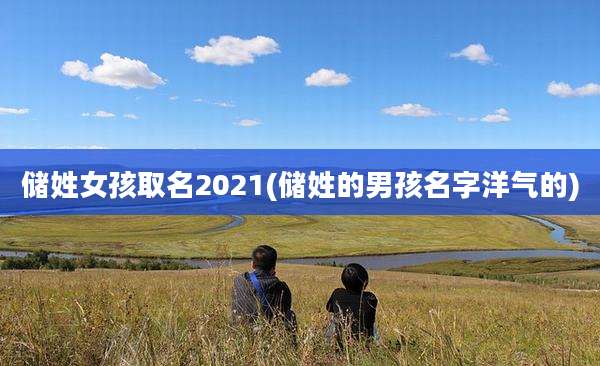 储姓女孩取名2021(储姓的男孩名字洋气的)