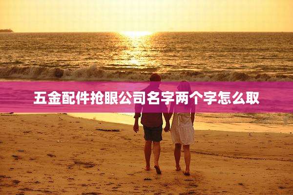 五金配件抢眼公司名字两个字怎么取