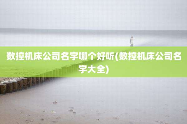 数控机床公司名字哪个好听(数控机床公司名字大全)