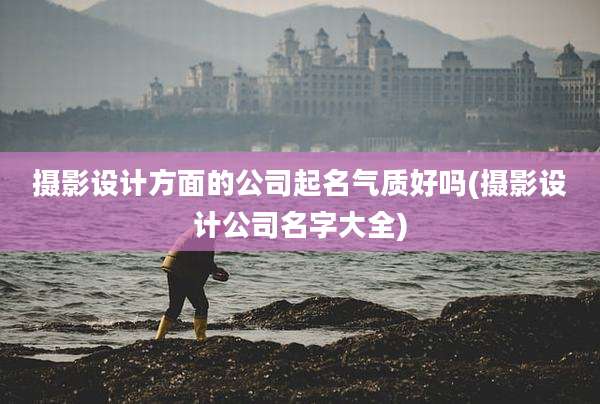 摄影设计方面的公司起名气质好吗(摄影设计公司名字大全)
