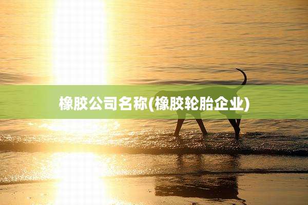 橡胶公司名称(橡胶轮胎企业)