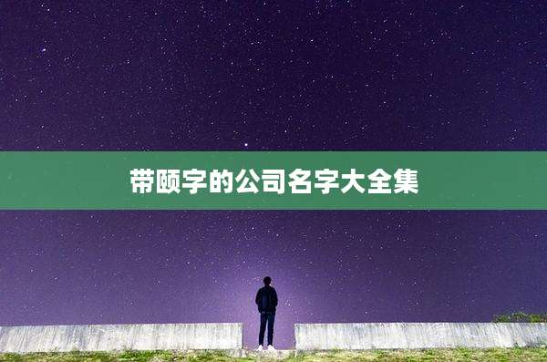 带颐字的公司名字大全集