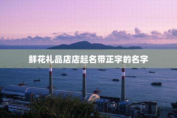 鲜花礼品店店起名带正字的名字