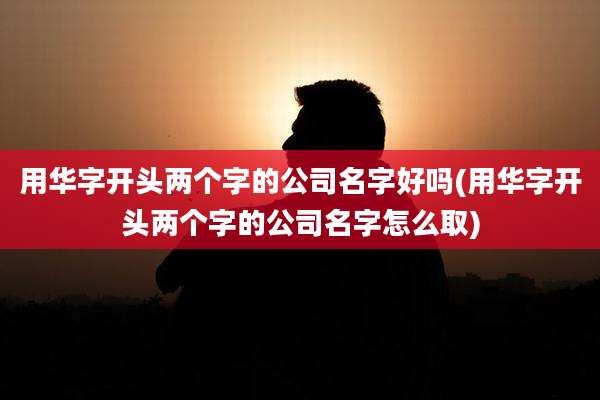 用华字开头两个字的公司名字好吗(用华字开头两个字的公司名字怎么取)