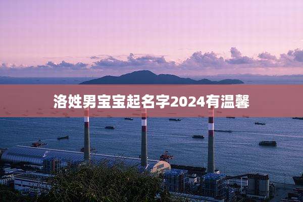 洛姓男宝宝起名字2024有温馨