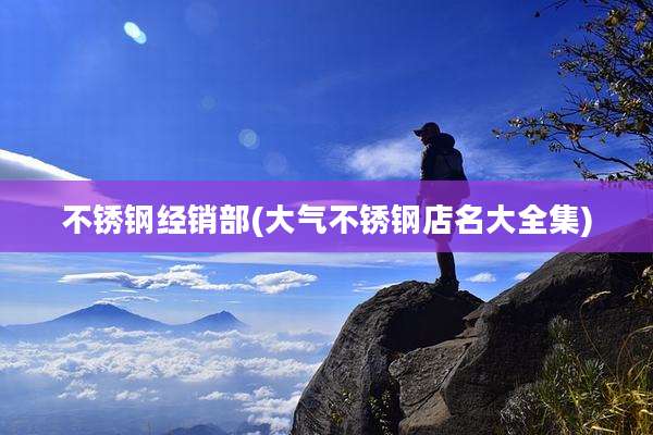 不锈钢经销部(大气不锈钢店名大全集)