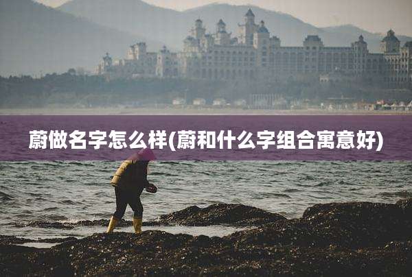 蔚做名字怎么样(蔚和什么字组合寓意好)