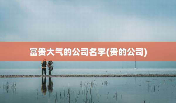 富贵大气的公司名字(贵的公司)