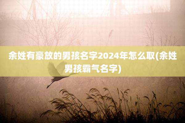 余姓有豪放的男孩名字2024年怎么取(余姓男孩霸气名字)