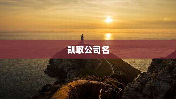 凯取公司名
