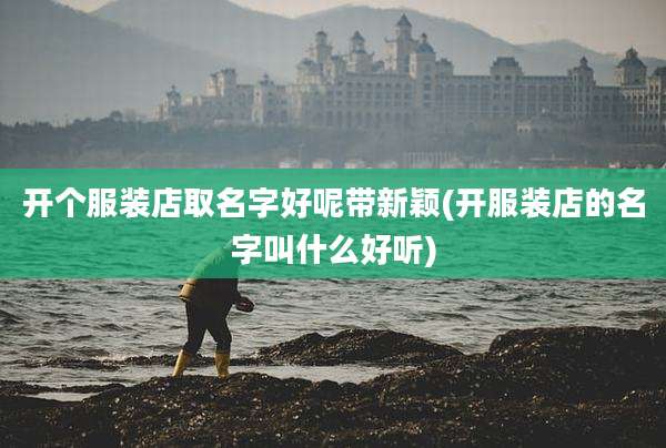 开个服装店取名字好呢带新颖(开服装店的名字叫什么好听)