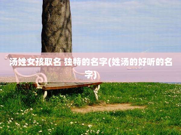 汤姓女孩取名 独特的名字(姓汤的好听的名字)
