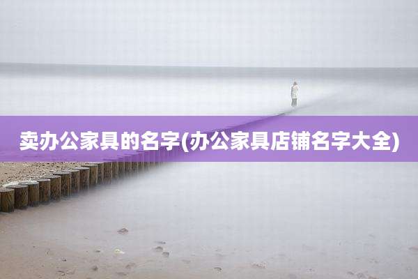 卖办公家具的名字(办公家具店铺名字大全)