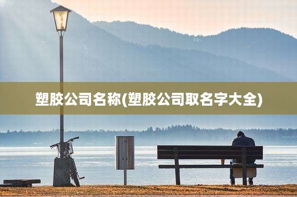 塑胶公司名称(塑胶公司取名字大全)