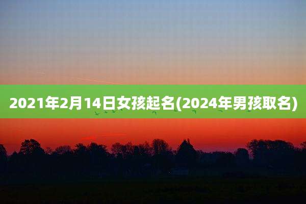 2021年2月14日女孩起名(2024年男孩取名)
