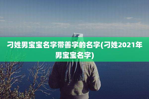 刁姓男宝宝名字带善字的名字(刁姓2021年男宝宝名字)