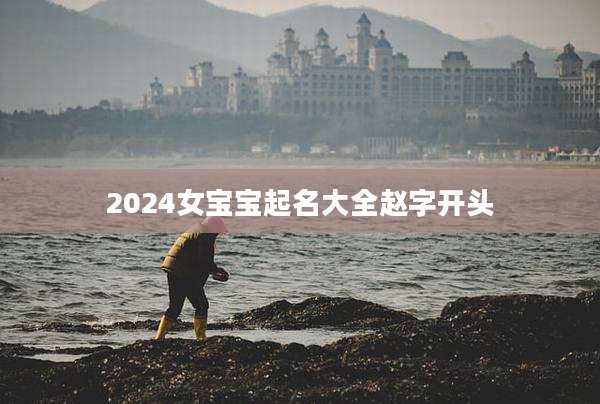 2024女宝宝起名大全赵字开头
