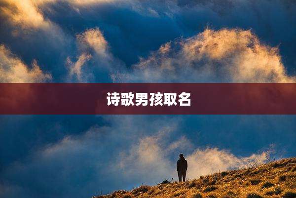 诗歌男孩取名
