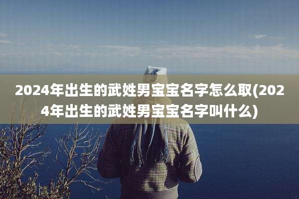 2024年出生的武姓男宝宝名字怎么取(2024年出生的武姓男宝宝名字叫什么)