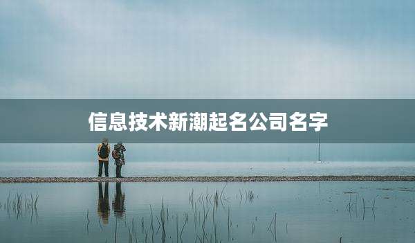 信息技术新潮起名公司名字