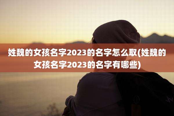 姓魏的女孩名字2023的名字怎么取(姓魏的女孩名字2023的名字有哪些)