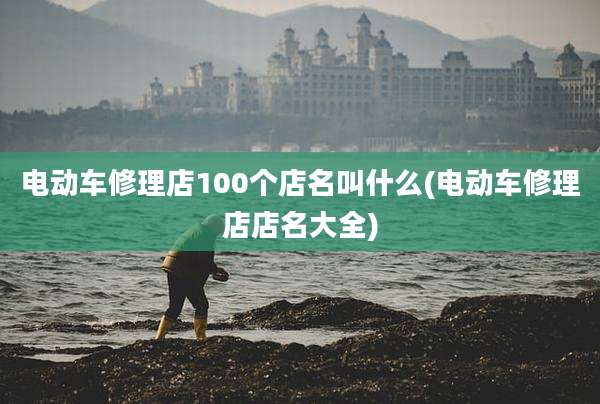 电动车修理店100个店名叫什么(电动车修理店店名大全)