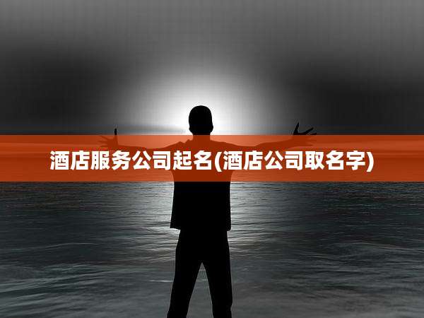 酒店服务公司起名(酒店公司取名字)