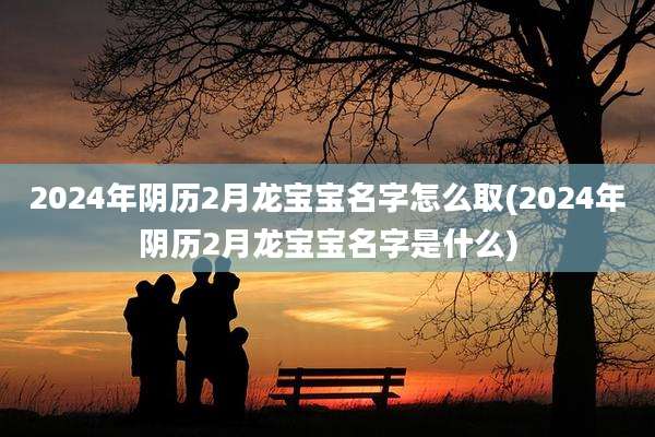 2024年阴历2月龙宝宝名字怎么取(2024年阴历2月龙宝宝名字是什么)