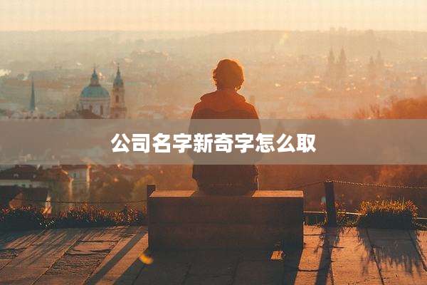 公司名字新奇字怎么取