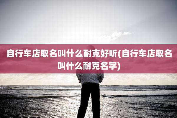 自行车店取名叫什么耐克好听(自行车店取名叫什么耐克名字)
