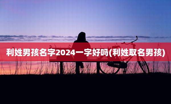 利姓男孩名字2024一字好吗(利姓取名男孩)