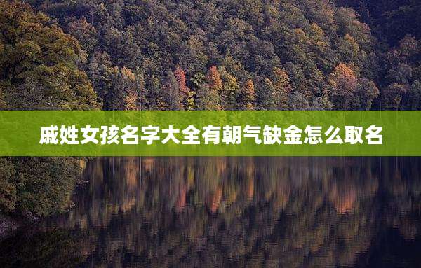 戚姓女孩名字大全有朝气缺金怎么取名