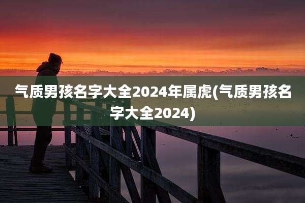 气质男孩名字大全2024年属虎(气质男孩名字大全2024)
