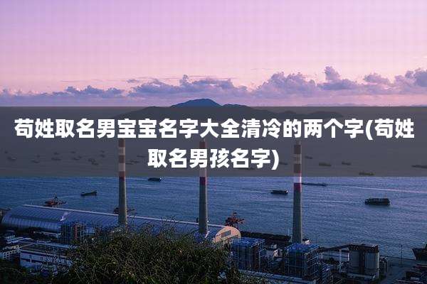 苟姓取名男宝宝名字大全清冷的两个字(苟姓取名男孩名字)