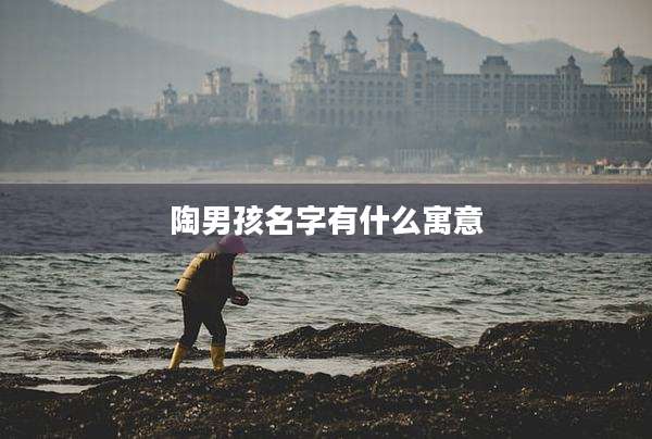 陶男孩名字有什么寓意