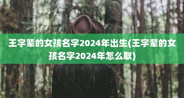 王字辈的女孩名字2024年出生(王字辈的女孩名字2024年怎么取)