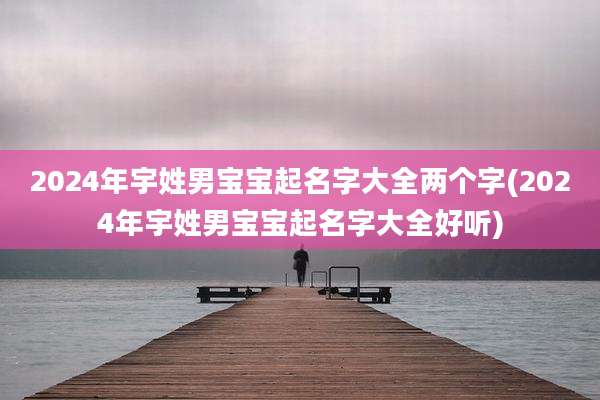 2024年宇姓男宝宝起名字大全两个字(2024年宇姓男宝宝起名字大全好听)