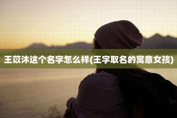 王苡沐这个名字怎么样(王字取名的寓意女孩)