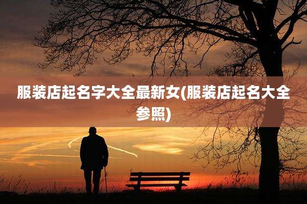 服装店起名字大全最新女(服装店起名大全参照)