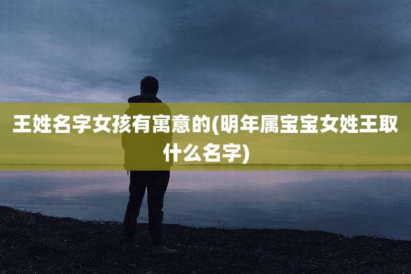 王姓名字女孩有寓意的(明年属宝宝女姓王取什么名字)