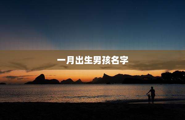 一月出生男孩名字