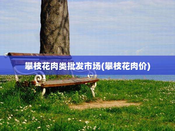 攀枝花肉类批发市场(攀枝花肉价)