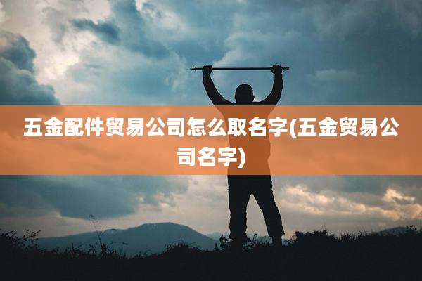 五金配件贸易公司怎么取名字(五金贸易公司名字)