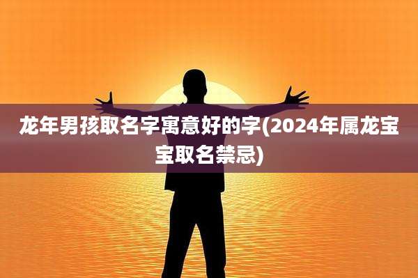 龙年男孩取名字寓意好的字(2024年属龙宝宝取名禁忌)